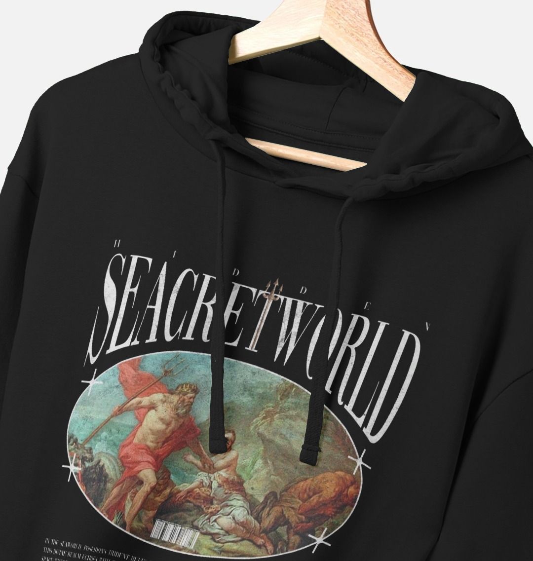 Mens Comfy Poseidon Hoodie