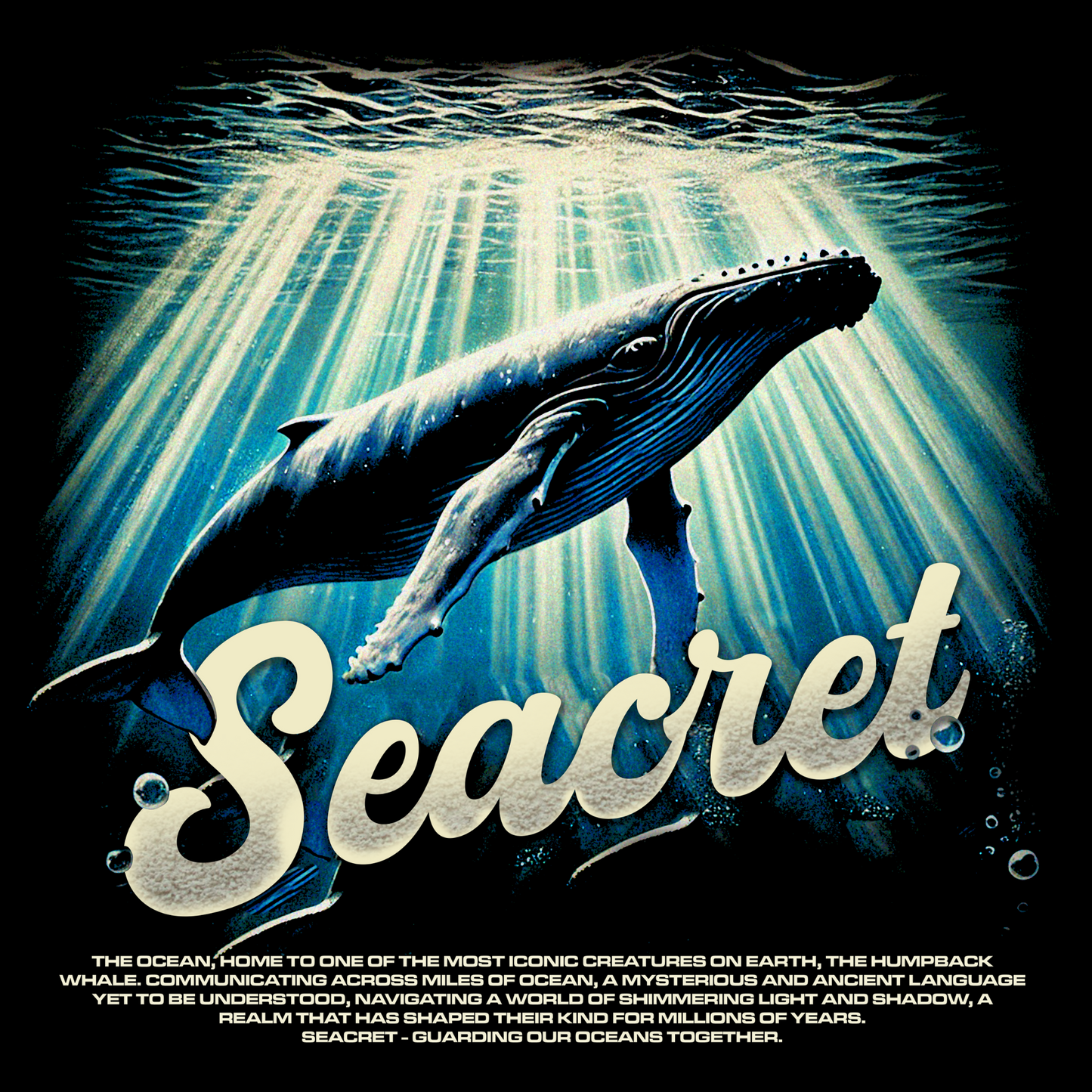 Womens Comfy Relaxed Fit T-Shirt | Humpback Whale