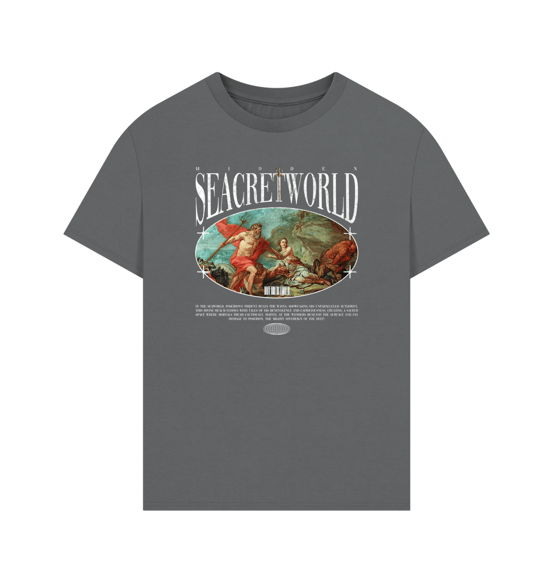 Slate Grey Mens - Oversized - Poseidon - T-Shirt
