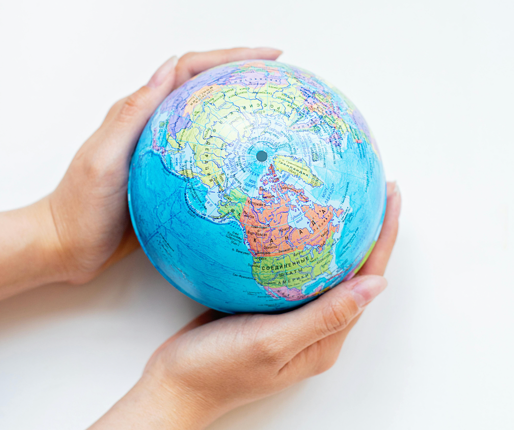 Globe in hands, Seacret x Teemill, sustainable clothing, ecofriendly clothing, blog