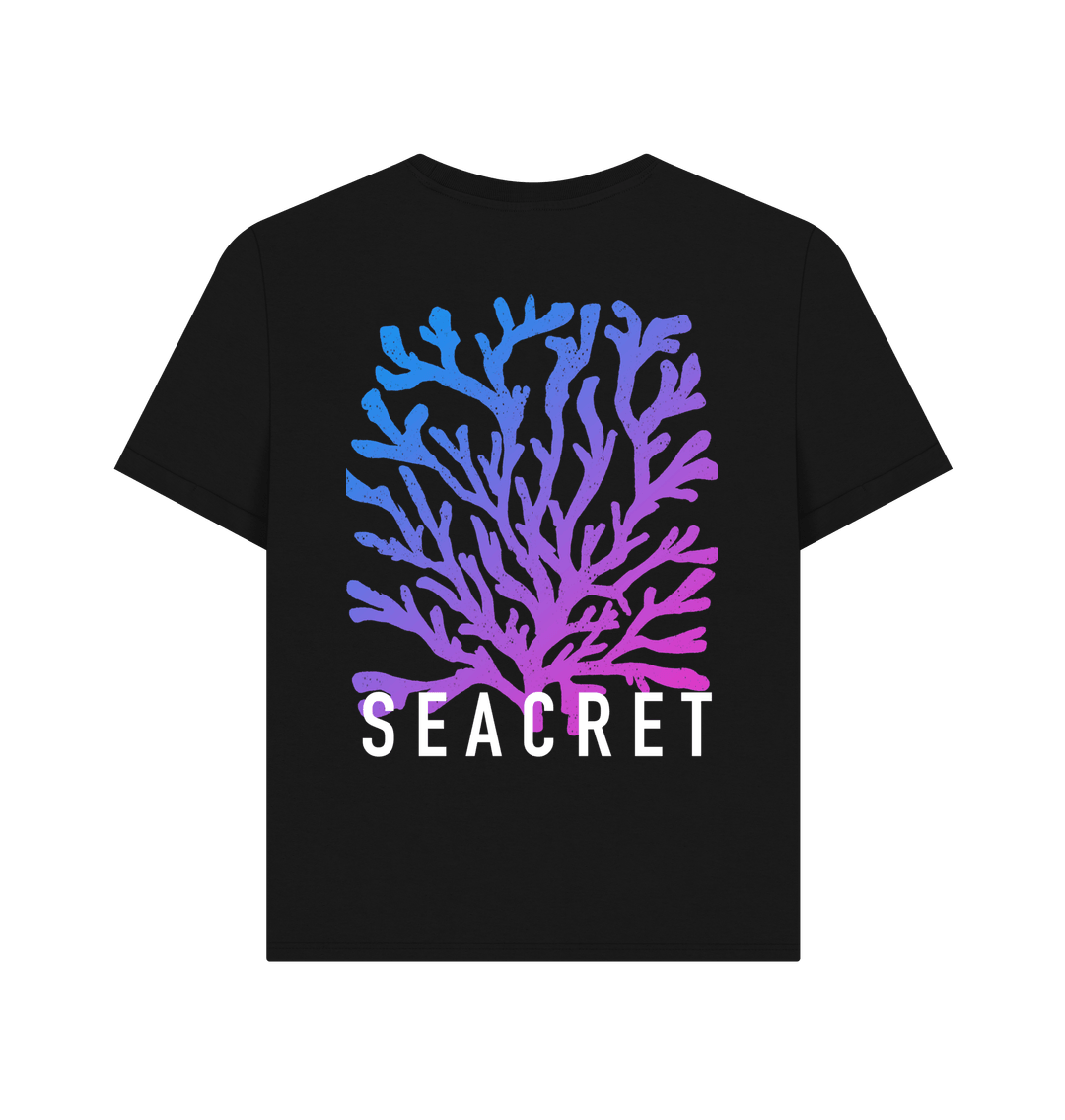 Womens Comfy Relaxed Fit T-Shirt | Seacret Coral