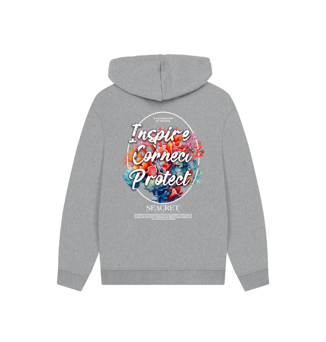 Mens Comfy Coral Hoodie