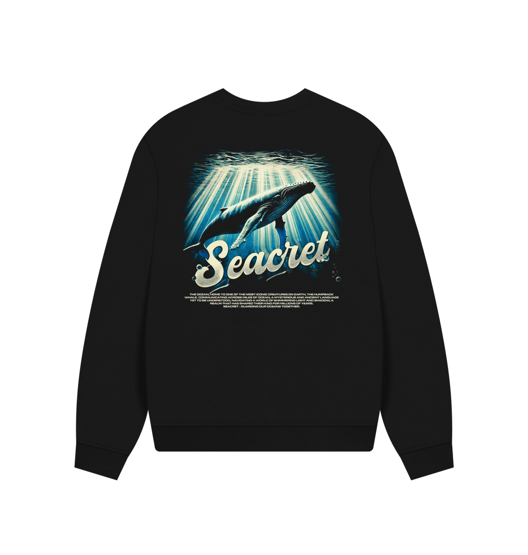 Womens Comfy Oversized Jumper | Humpback Whale