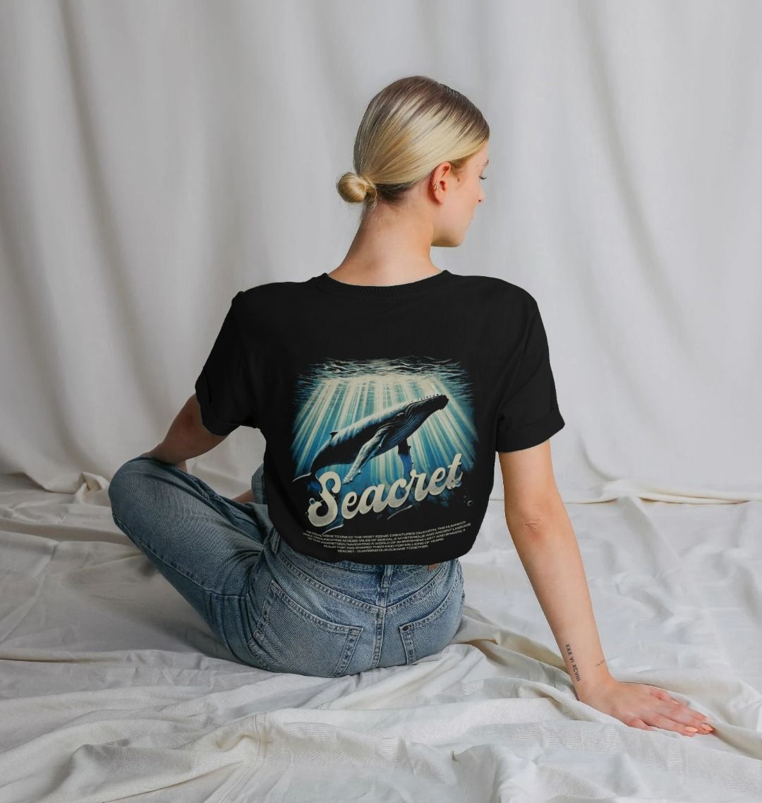 Womens Comfy Relaxed Fit T-Shirt | Humpback Whale