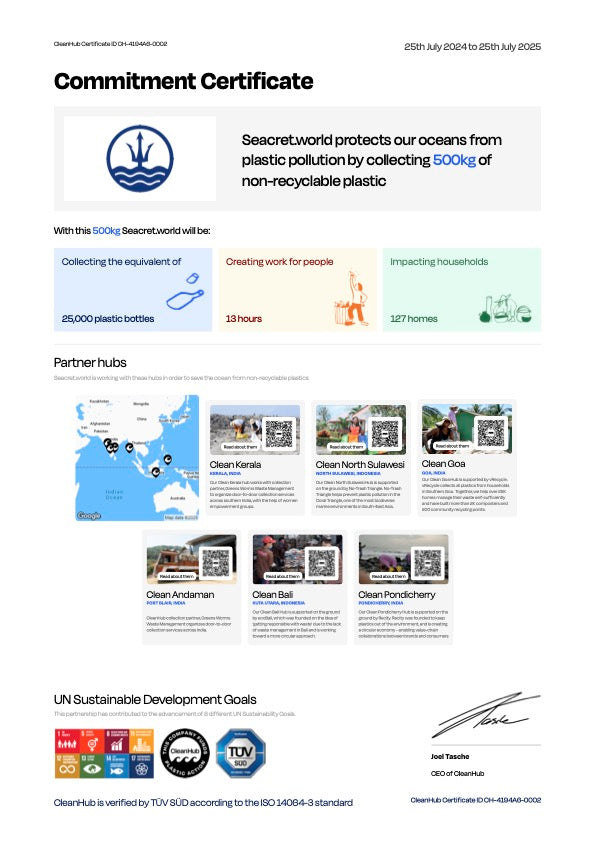 Certificate 2 for CLEANHUB