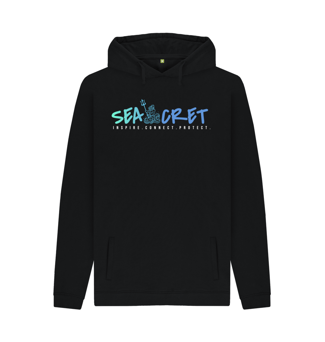 Black Inspire. Connect. Protect. Hoodie