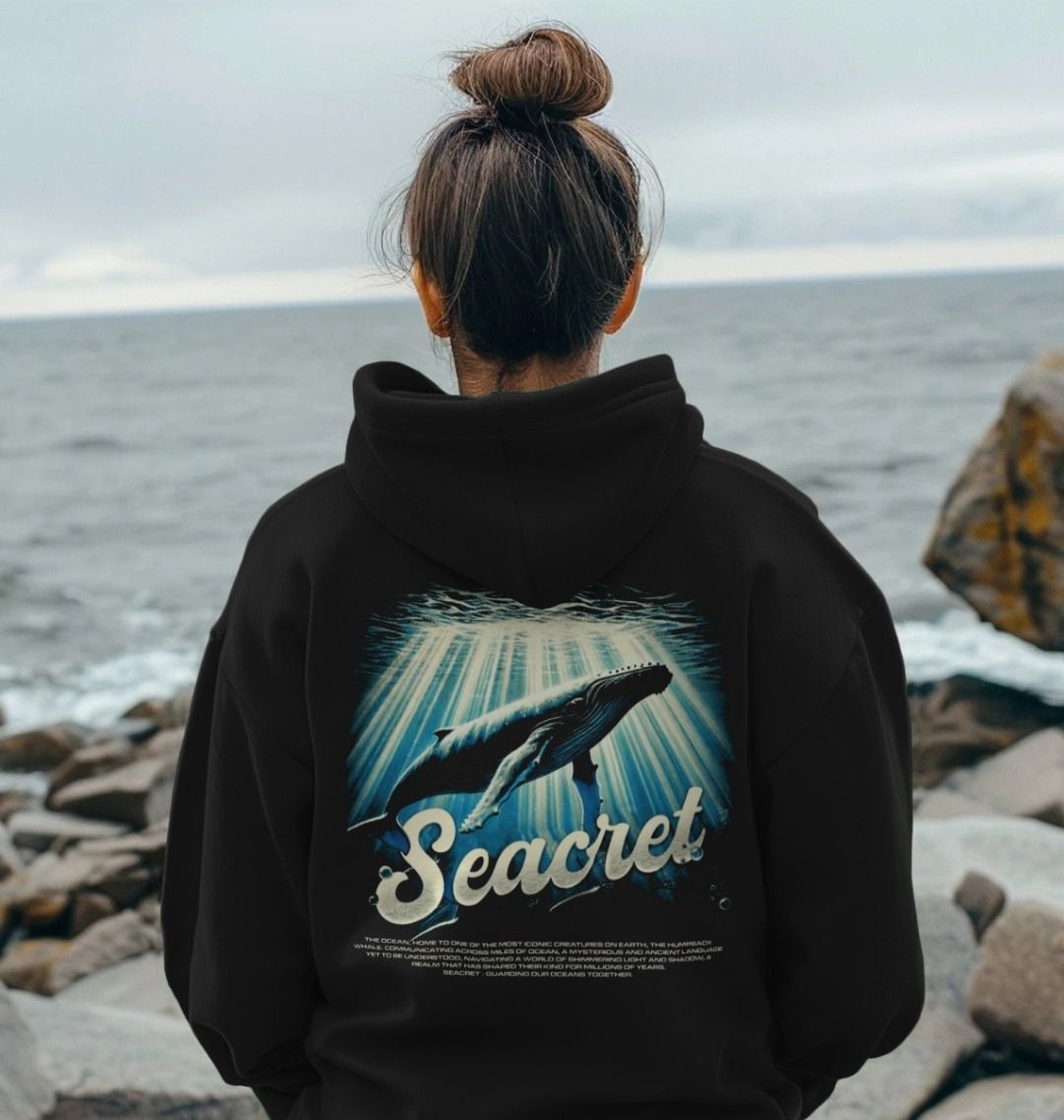 Womens Comfy Hoodie | Humpback Whale