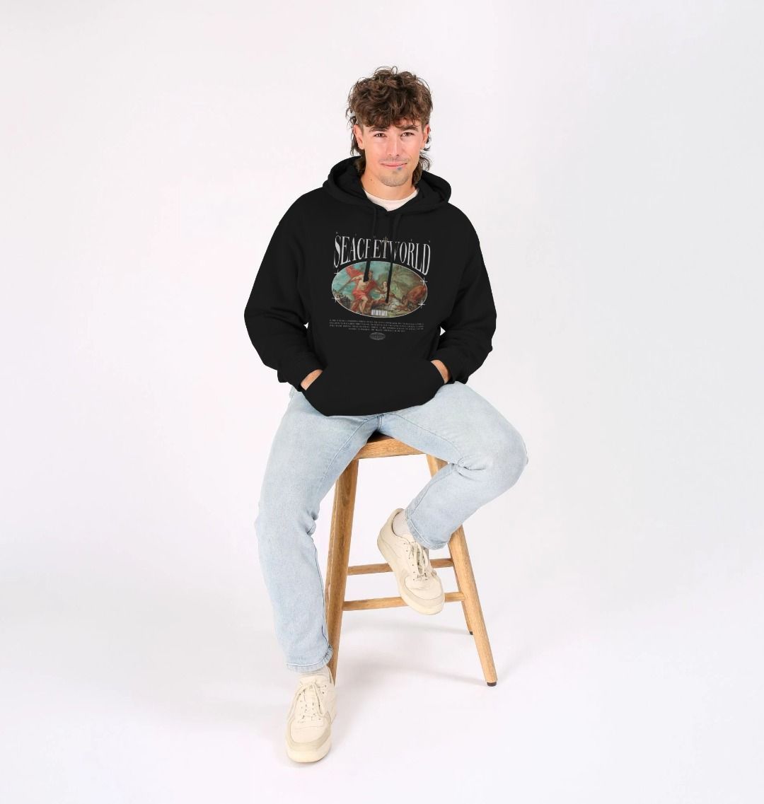 Mens Comfy Poseidon Hoodie